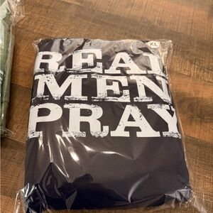 Black Graphic T-Shirt with Bold White Text